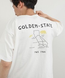 BARNS OUTFITTERS | 【BARNS OUTFITTERS】別注 MAP GOLDEN STATE プリントTシャツ 26SS(Tシャツ/カットソー)