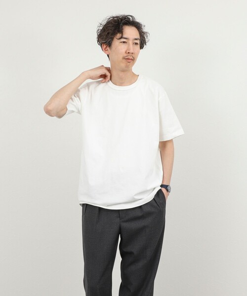 BARNS OUTFITTERS（バーンズアウトフィッターズ）の「【BARNS OUTFITTERS】別注 MAP GOLDEN STATE プリントTシャツ 26SS（Tシャツ/カットソー・メンズ・ホワイト/チャコールグレー/サックスブルー・S/M/L）」の11枚目の写真