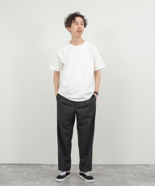 BARNS OUTFITTERS（バーンズアウトフィッターズ）の「【BARNS OUTFITTERS】別注 MAP GOLDEN STATE プリントTシャツ 26SS（Tシャツ/カットソー・メンズ・ホワイト/チャコールグレー/サックスブルー・S/M/L）」の12枚目の写真