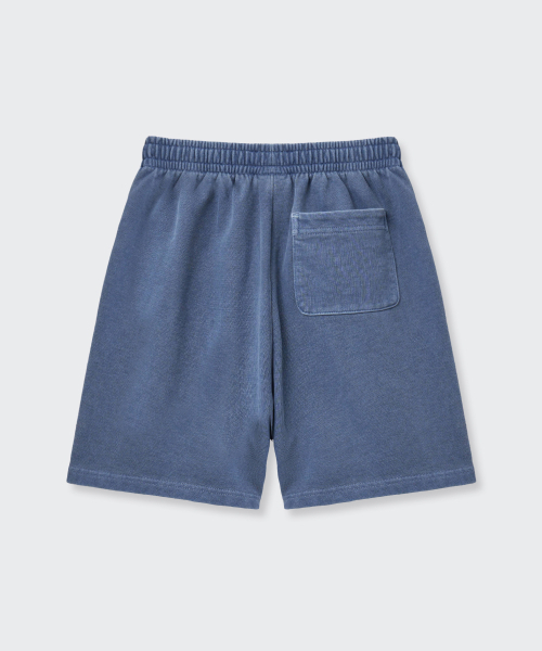 MUSINSA STANDARD KIDS（ムシンサスタンダードキッズ）の「ピグメントスウェットショーツ[ダスティブルー]（その他パンツ・レディース・その他・110/120/130/140/150/160）」の4枚目の写真