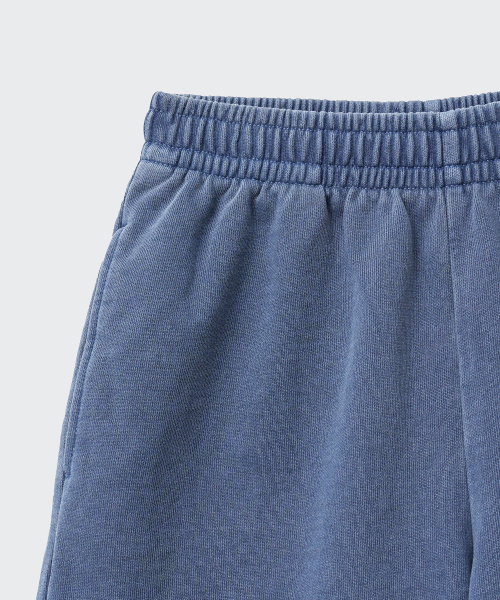 MUSINSA STANDARD KIDS（ムシンサスタンダードキッズ）の「ピグメントスウェットショーツ[ダスティブルー]（その他パンツ・レディース・その他・110/120/130/140/150/160）」の5枚目の写真