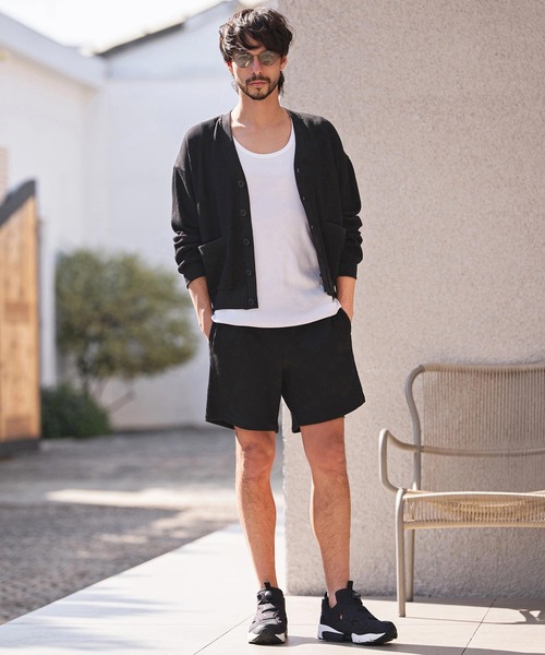 CAMBIO(カンビオ)の「mp14959-ワッフルショートパンツ(18060M26CM)(その他パンツ・メンズ・グレー/ブラック・M/L/XL)」の6枚目の写真