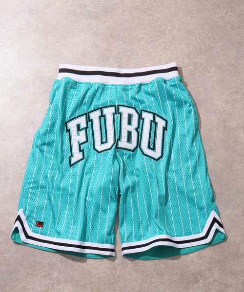FUBU（ フブ）の「【FUBU/フブ】BASKETBALL SHORTS/バスケットボールショーツ（その他パンツ・メンズ・ブラック/ミント/ホワイト・L/M/XL）」の15枚目の写真