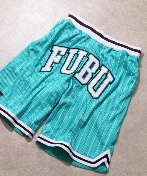 FUBU（ フブ）の「【FUBU/フブ】BASKETBALL SHORTS/バスケットボールショーツ（その他パンツ・メンズ・ブラック/ミント/ホワイト・L/M/XL）」の16枚目の写真