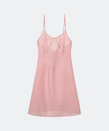 YUJI（ユジ）の「SEE-THROUGH ONEPIECE PINK（ワンピース）」