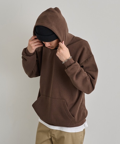 LOS ANGELES APPAREL｜ロサンゼルスアパレルのパーカー（ブラウン/茶色 