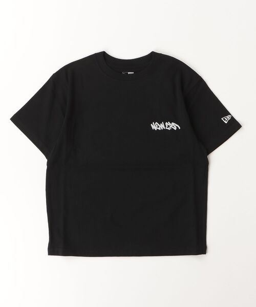 NEW ERA（ニューエラ）の「ニューエラ  YTH SS CT TEE TAGGING SLT 261（Tシャツ/カットソー・キッズ・サックスブルー/ブラック/クリーム・130cm/140cm/150cm/160cm）」の2枚目の写真