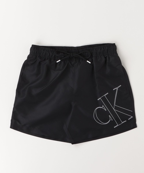 Calvin Klein(カルバン・クライン)の「Calvin Klein カルバンクライン ボードショーツ サーフパンツ 水陸両用 水着(水着・メンズ・ブラック系その他/ブラック/レッド・M/L/S)」の1枚目の写真