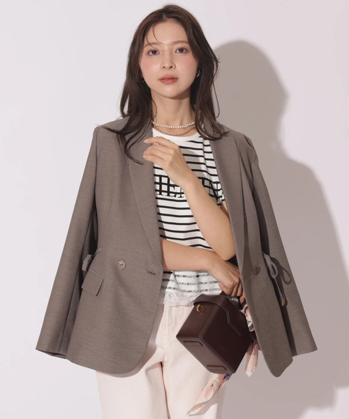 Apuweiser-riche(アプワイザーリッシェ)の「レーストリム刺繍ロゴTシャツ(Tシャツ/カットソー・レディース・ブラック系その他・2)」の14枚目の写真