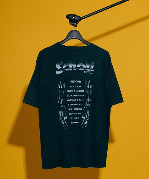 Schott Store Location — футболка с логотипом STOA (Schott) — Store Location T‑Shirt