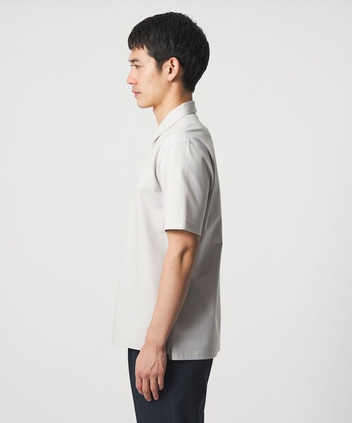 UNITED ARROWS(ユナイテッドアローズ)の「ポンチ ポロシャツ UA COZY 抗菌防臭 接触冷感(ポロシャツ・メンズ・ネイビー/ブラック/ライトグレー/ホワイト・M/S/XL/L)」の17枚目の写真