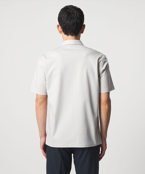 UNITED ARROWS(ユナイテッドアローズ)の「ポンチ ポロシャツ UA COZY 抗菌防臭 接触冷感(ポロシャツ・メンズ・ネイビー/ブラック/ライトグレー/ホワイト・M/S/XL/L)」の18枚目の写真