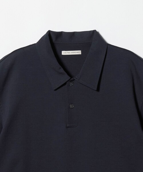 UNITED ARROWS(ユナイテッドアローズ)の「ポンチ ポロシャツ UA COZY 抗菌防臭 接触冷感(ポロシャツ・メンズ・ネイビー/ブラック/ライトグレー/ホワイト・M/S/XL/L)」の21枚目の写真