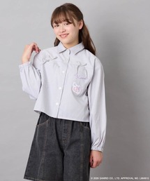 a.v.v | [120-150]【数量限定】[クロミ]ストライプシャツ(シャツ/ブラウス)