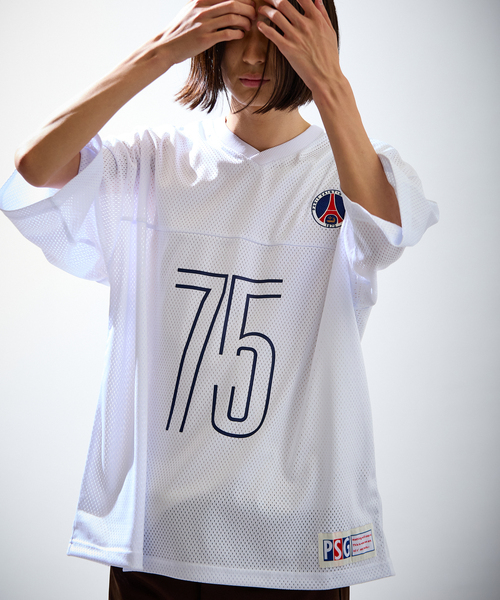 PARIS SAINT-GERMAIN（パリサンジェルマン）の「【Paris Saint-Germain / パリ・サン＝ジェルマン】 JP MESH TEE（Tシャツ/カットソー・メンズ・ブラック/ホワイト・X-LARGE/LARGE/MEDIUM）」の3枚目の写真