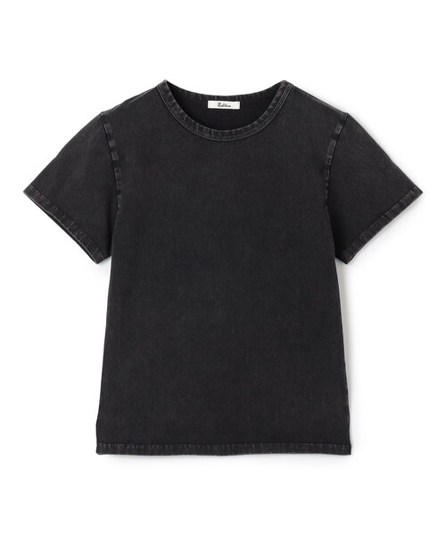 EDITION(エディション)の「ストレッチコットンガーメントダイ プルオーバー(Tシャツ/カットソー・レディース・ブラック/レッド系その他・36/34)」の2枚目の写真
