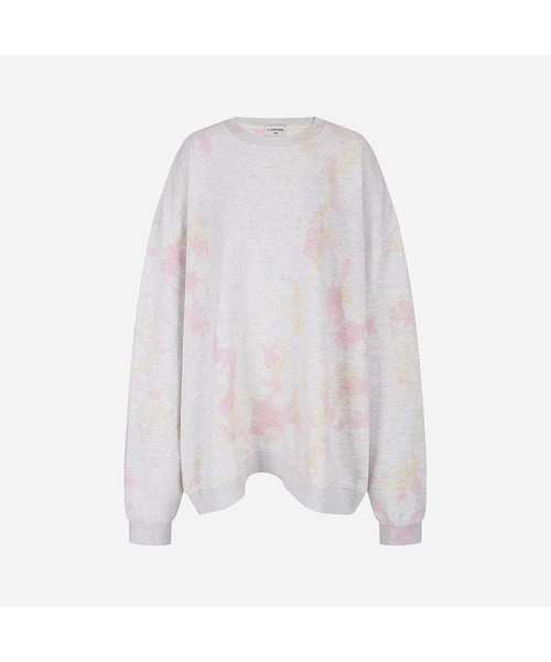 [PLC] rain art washed sweatshirt