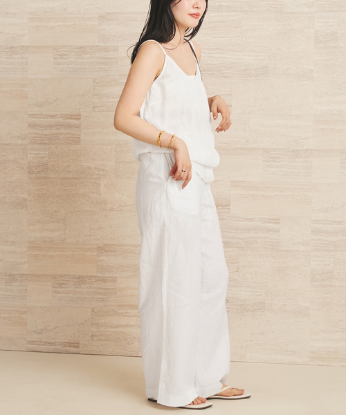 plage(プラージュ)の「Linen easy パンツ(その他パンツ・レディース・ブルー系その他/ベージュ/ホワイト・34/36/38)」の20枚目の写真