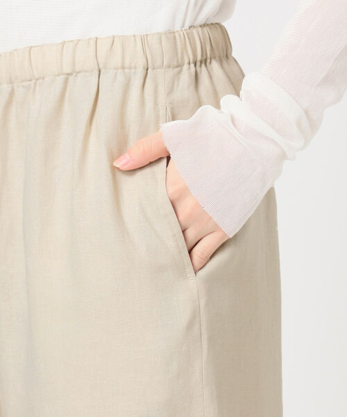 plage(プラージュ)の「Linen easy パンツ(その他パンツ・レディース・ブルー系その他/ベージュ/ホワイト・34/36/38)」の8枚目の写真