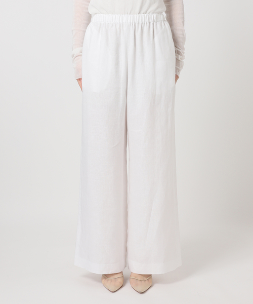 plage(プラージュ)の「Linen easy パンツ(その他パンツ・レディース・ブルー系その他/ベージュ/ホワイト・34/36/38)」の4枚目の写真