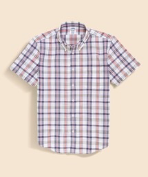 コットン マドラスチェック ショートスリーブ カジュアルシャツ Regular Fit