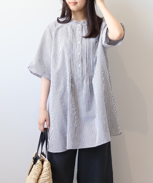 セール】【LL～6L 大きいサイズ】【WEB限定】フロントピンタック