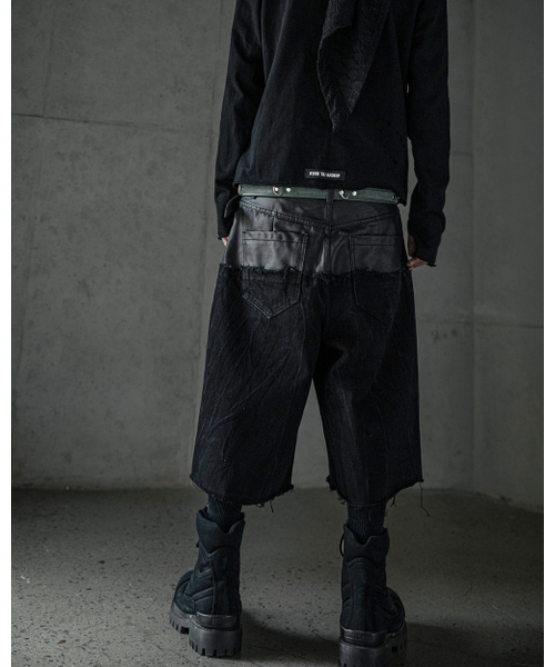 ROARINGRAD（ロアリングラド）の「レイヤードカーボンバermudaデニムパンツブラック（デニムパンツ・レディース・その他・LARGE/MEDIUM）」の19枚目の写真