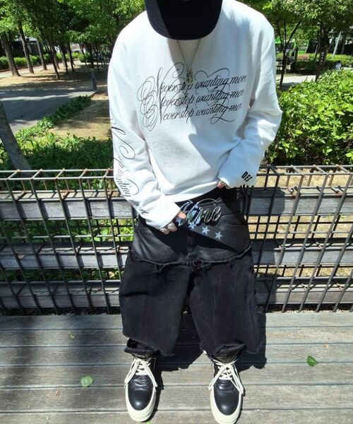 ROARINGRAD（ロアリングラド）の「レイヤードカーボンバermudaデニムパンツブラック（デニムパンツ・レディース・その他・LARGE/MEDIUM）」の11枚目の写真