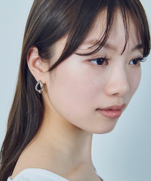 GOLDY(ゴールディ)の「【金属アレルギー軽減】ノット ドロップ ワンタッチ ステンレス ピアス(ピアス(両耳用)・レディース・シルバー/ゴールド・FREE)」の5枚目の写真