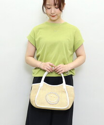 SMILEY パール刺繍シート2WAYトートバッグ