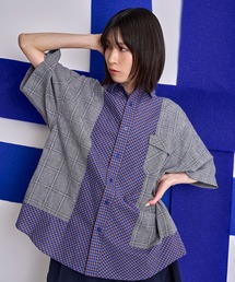 Nora Lily（ノラリリー）の「【Nora Lily】Crazy Pattern Check S/S Shirt（シャツ/ブラウス）」