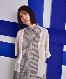Nora Lily（ノラリリー）の「【Nora Lily】Crazy Pattern Check S/S Shirt（シャツ/ブラウス）」