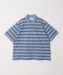 ＜NICE WEATHER＞ボーダー ショートスリーブ ポロシャツ