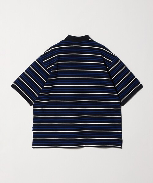 NICE WEATHER(ナイスウェザー)の「<NICE WEATHER>ボーダー ショートスリーブ ポロシャツ(ポロシャツ・メンズ・ライトブルー/ネイビー・M/S/L)」の12枚目の写真