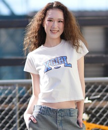 X-GIRL/エックスガール 半袖 Tシャツ ショート丈 105262011038