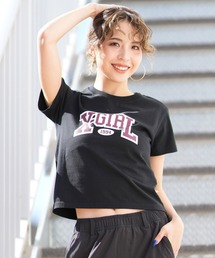 X-GIRL/エックスガール 半袖 Tシャツ ショート丈 105262011038