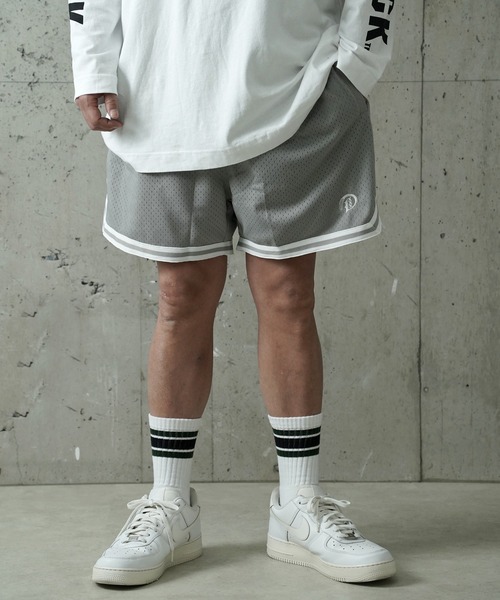 DEVILOCK(デビロック)の「DEVILOCK MESH BASKET SHORTS(その他パンツ・メンズ・ブラック/グレー/グリーン・FREE)」の2枚目の写真