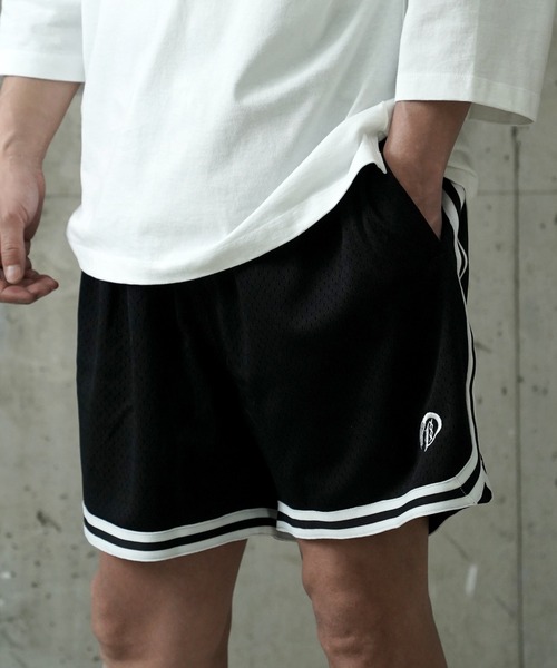 DEVILOCK(デビロック)の「DEVILOCK MESH BASKET SHORTS(その他パンツ・メンズ・ブラック/グレー/グリーン・FREE)」の4枚目の写真