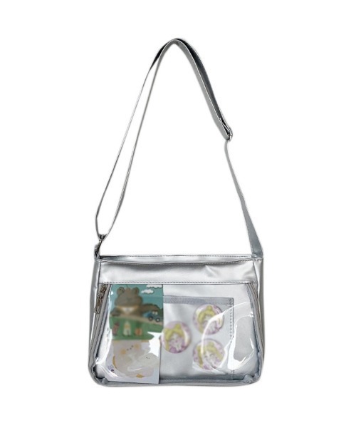 BACKYARD FAMILY(バックヤードファミリー)の「痛バッグ ショルダー yhcbag5119(ショルダーバッグ・レディース・グレー/グリーン/パープル/ホワイト/ブラック・FREE)」の1枚目の写真