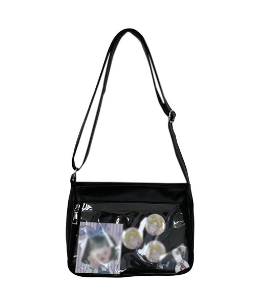 BACKYARD FAMILY(バックヤードファミリー)の「痛バッグ ショルダー yhcbag5119(ショルダーバッグ・レディース・グレー/グリーン/パープル/ホワイト/ブラック・FREE)」の6枚目の写真