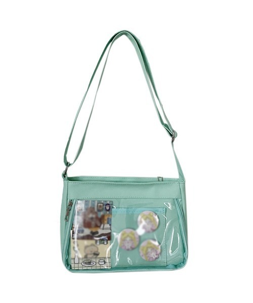 BACKYARD FAMILY(バックヤードファミリー)の「痛バッグ ショルダー yhcbag5119(ショルダーバッグ・レディース・グレー/グリーン/パープル/ホワイト/ブラック・FREE)」の8枚目の写真