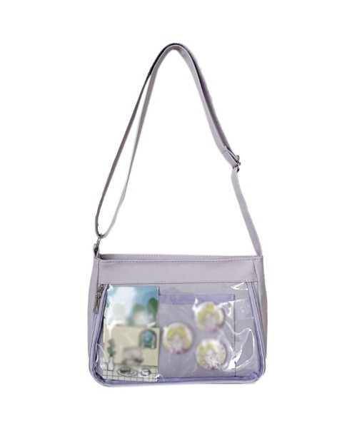 BACKYARD FAMILY(バックヤードファミリー)の「痛バッグ ショルダー yhcbag5119(ショルダーバッグ・レディース・グレー/グリーン/パープル/ホワイト/ブラック・FREE)」の10枚目の写真