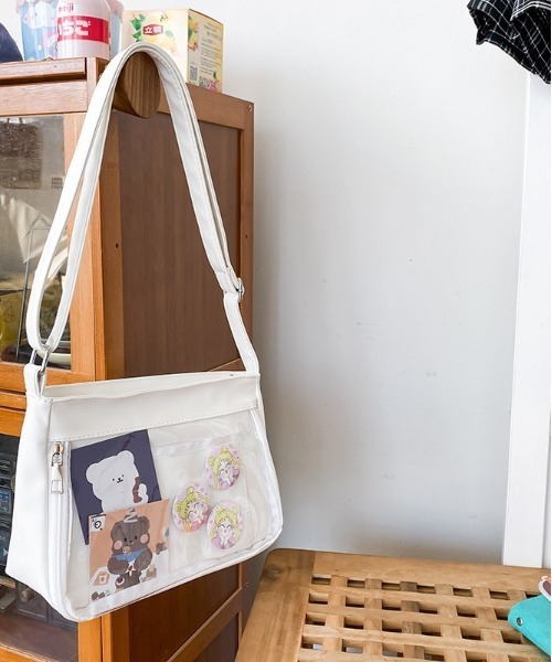 BACKYARD FAMILY(バックヤードファミリー)の「痛バッグ ショルダー yhcbag5119(ショルダーバッグ・レディース・グレー/グリーン/パープル/ホワイト/ブラック・FREE)」の11枚目の写真