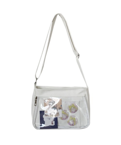 BACKYARD FAMILY(バックヤードファミリー)の「痛バッグ ショルダー yhcbag5119(ショルダーバッグ・レディース・グレー/グリーン/パープル/ホワイト/ブラック・FREE)」の12枚目の写真