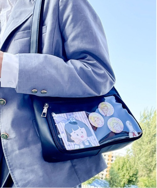 BACKYARD FAMILY(バックヤードファミリー)の「痛バッグ ショルダー yhcbag5119(ショルダーバッグ・レディース・グレー/グリーン/パープル/ホワイト/ブラック・FREE)」の16枚目の写真