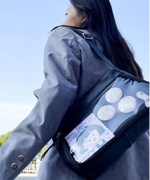 BACKYARD FAMILY(バックヤードファミリー)の「痛バッグ ショルダー yhcbag5119(ショルダーバッグ・レディース・グレー/グリーン/パープル/ホワイト/ブラック・FREE)」の17枚目の写真