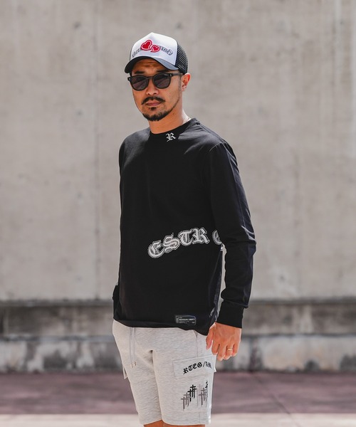 adamsJUGGLER(アダムスジャグラー)の「RTEG ネック/R C.Eロンティー(Tシャツ/カットソー・メンズ・ホワイト/ブラック・S/M/L/XL/XXL)」の17枚目の写真