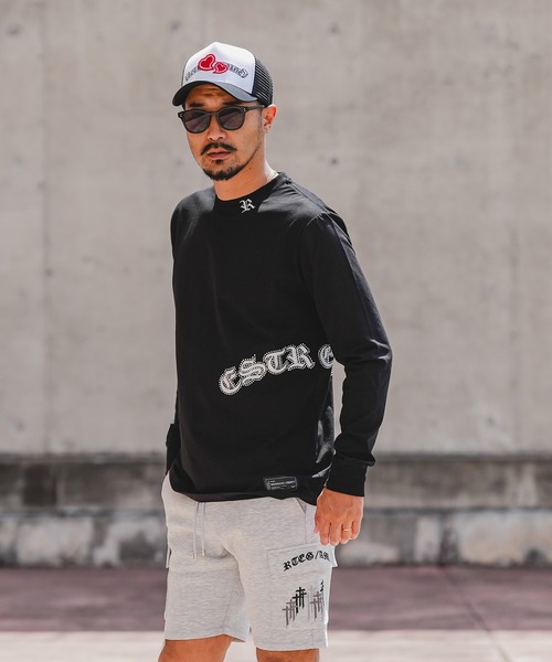 adamsJUGGLER(アダムスジャグラー)の「RTEG ネック/R C.Eロンティー(Tシャツ/カットソー・メンズ・ホワイト/ブラック・S/M/L/XL/XXL)」の19枚目の写真