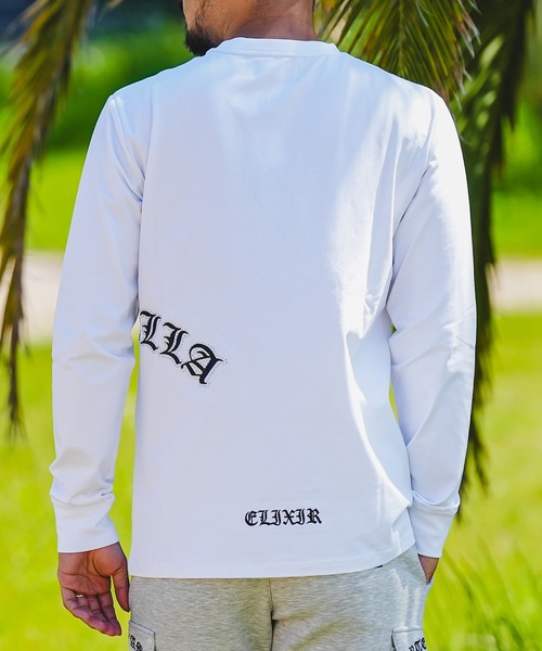 adamsJUGGLER(アダムスジャグラー)の「RTEG ネック/R C.Eロンティー(Tシャツ/カットソー・メンズ・ホワイト/ブラック・S/M/L/XL/XXL)」の16枚目の写真