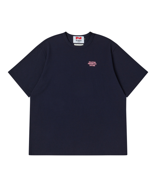 Beyond Closet（-）の「[COLLECTION LINE] アーカイブスタンププリント16番手コットン半袖Tシャツネイビー（Tシャツ/カットソー・メンズ・その他・MEDIUM/LARGE）」の2枚目の写真